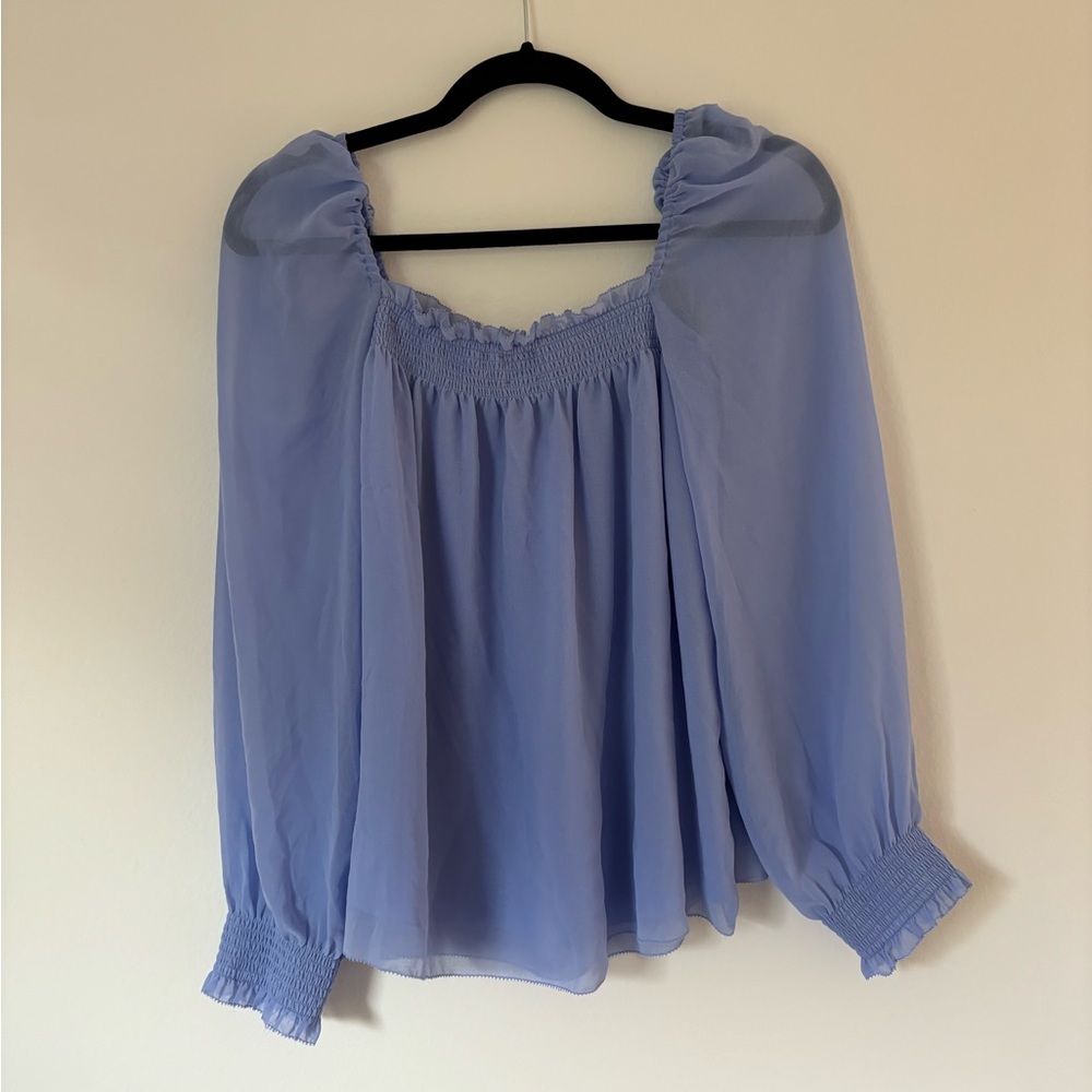 Aritzia Wilfred Purple Blouse